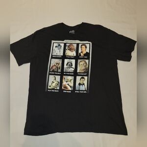 Star Wars T Shirt Mens XXL Black Most Likely To Short Sleeve 2XL